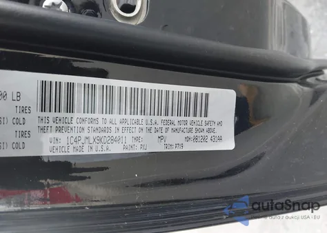 2019 Jeep Cherokee Altitude 4X4 из США, поврежденный, VIN 1C4PJMLX9KD284011